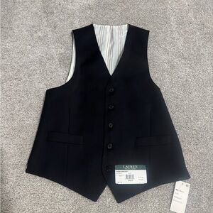 New Ralph Lauren Classic Black Vest